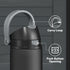 24 oz 2-in-1 24 Insulated Water Bottle for Sports: Meoky Stainless Steel Water Bottle with Straw and Spout Lid - Leak