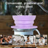 3 Packs Collapsible Travel Pour Over Coffee Maker, Paperless Portable Coffee Dripper Kit, Silicone Reusable Coffee