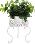 OwnMy Metal Round Plant Stand Rustproof Iron Flower Pot Holder, Indoor Outdoor Plant