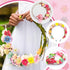 WILLBOND 100 Pieces Faux Flower Heads - Artificial Silk Plum Blossom Heads for Crafts and Home Decor
