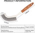Crevice Cleaning Brush, Hard Bristle Grout Brush Gap Cleaner Tool for Tight Groove Spaces, Kitchen, Bathroom, Sliding