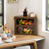 Countertop, Counter, WOWLIVE Corner Bread Box for Kitchen Large Double Layer Bread Storage Container for Homemade