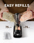 Set 2 1 Sangcon Electric Salt and Pepper Grinder Shaker IN - Automatic Salt and Pepper Grinder Mill, Battery Powered