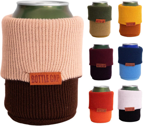 Bottle Cap 2-in-1 Can and Bottle Sleeve - Insulated Cozy Fits 12 oz, 16oz+