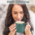 Electric Coffee Warmer with Ceramic Mug, 131? Temperature Control, Smart Coffee Cup Warmer for Desk Home Office