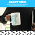 64 oz BigMouth Inc. Coffee Mug - I've Cut Back to Just One Cup of Coffee per Day, Giant-Sized Novelty Coffee Mug