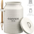 Counter, Barnyard Designs Coffee Canister for Kitchen Decorative Ceramic Coffee Container, Rustic Farmhouse Canister