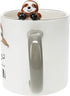 Pavilion Gift Company Slow The Sloth Down - Gray 17oz Dolomite Coffee Cup Mug