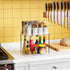 Yieach Counter 2 Counter Clear Acrylic Bathroom Organizers and Storage Tray, Tier Makeup,Perfume,Skincare Organizer