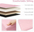 15"x15"x15" B FSOBEIIALEO Storage Ottoman, Faux Leather Footrest Seat, Ottoman with Storage Cube, Storage Box (Pink