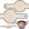 Silicone Bread Sling for Dutch Oven - 2 Sizes Non-Stick & Odor-Free Baking Mat Set, Reusable with Long Handle,