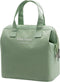 Mziart Insulated Lunch Bag, Simple Bento Cooler Tote for Lunch Box, Light Green for Work, Picnic, Hiking