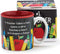 #1 Teacher Coffee Mug - 13 oz with Pencil, Rulers, Crayons, and Pen Accents