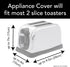 RITZ Premium Toaster Cover, Universal Two Slice, 11.25" x 5.75" x 7", Paprika, Quilted Polyester and Cotton
