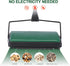 Yocada Carpet Sweeper Cleaner for Home Office, Low Carpets, Pet Hair Dust Scraps Cleaning with Brush - Green