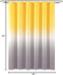 Lush Decor Umbre Fiesta Shower Curtain, 72" x 72", Yellow and Gray Design