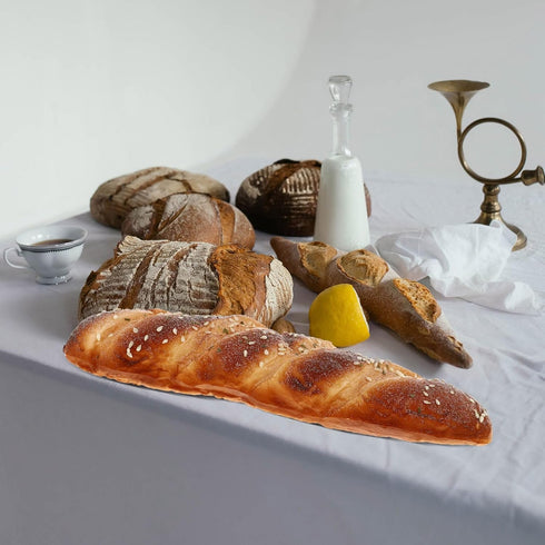 STOBOK Simulated Artificial Bread Prop: Fake French Loaf Adornment for Table Photo, Indoor Decoration Display