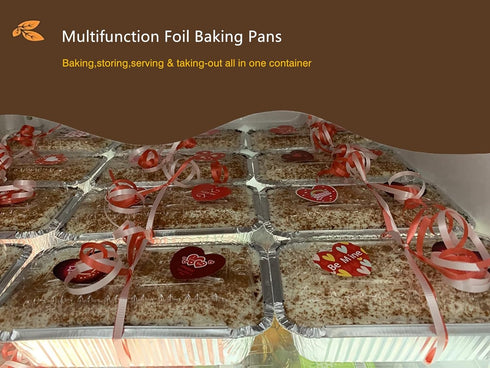 Disposable Bread Pans With Lids Bakeware Set, 30 Pack, 1.5lb, 8x4" Aluminum Foil Loaf Pans for Baking, Storing, Freezing