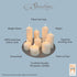 Stonebriar Unscented White Tall Pillar Candles, 18 Hour Burning, 3" X 3", 6 Count for Decor