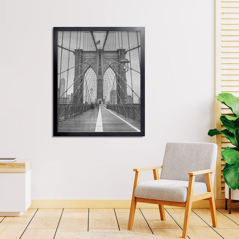 24x30 Artwork1 Pack LaVie Home Picture Frame Black, Puzzles Frame for Wall Decoration, Classic Black Minimalist Style