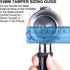 53mm Calibrated Espresso Tamper, Professional Coffee Tamper with Spring Loaded Anodized Aluminum Handle, Stainless
