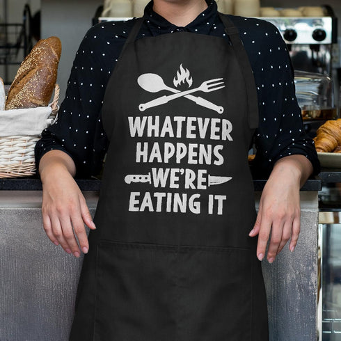 SANDJEST Mens Aprons with Pockets - Funny BBQ Kitchen Cooking Aprons for Birthday Christmas Gifts