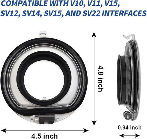 Dust Bin Lid Replacement for Dyson V10 V11 V15, Canister Dirt Cup Lid, Bottom Accessories Cover Parts