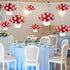 6 3D Eersida Pcs Mushroom Paper Honeycomb Decorations Mushroom Party Decorations Hanging Birthday Decor for Fairy