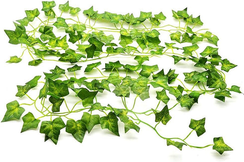 84Feet 12 Strands Hanging Vine Plants, Artificial Flowers Greenery Leaf Garland for Wedding Party Garden Decoration
