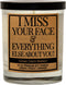 Cedar Crate Market I Miss You Gifts for Women, Men - Long Distance Friendship Gifts, Best Friend Candle, Unique