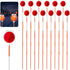 CAPHONT 12 Pcs Reflective Driveway Markers, 48 Inch Double Sided Driveway Markers Reflectors