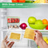 4 Pack Sliced Cheese Container for Fridge, Airtight Plastic Storage Box with Lids, Butter Block Cheese Slicer Holder