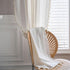 BCLBUSTE 84 Inch 2 52" 84" Boho Curtains Semi-Blackout Panels for Living Room, Linen Tassels Farmhouse Curtains