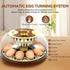 ShellBr8ker 12 Nest I - Egg Incubator for Beginners, Auto Egg Turning, Consistent Humidity with Auto-Refill Water