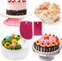 DaKuan Cake Scraper Smoother Tool Set - 12 pcs Cake Smoothing Cutter Plate Tool Combo, Cake Icing Scrapper