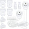 SelfTek 2 Set 25mm Roller Blind Fittings Plastic Brackets with Beaded Chain Replacement Repair Kit