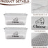 Yomjarl 2 Pack) Cheese Container Airtight with Draining Basket Cream Cheese Sliced Cheeses Box with Lid Saver