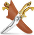 ANDONG Heavy Duty Kitchen Poultry Shears with Serrated Edge, Spring Loaded Kitchen