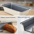13x4 Inch 3-Pack, Loaf Pan Nonstick Carbon Steel Bread Pan for Even Baking, Long Baking Pan for Homemade Sourdough