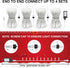 33 100LEDs 8 FT Christmas Lights Plug in,Outdoor Indoor Connectable Fairy Lights with Timer and Modes,Christmas Tree