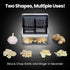 2 1, 5 Garlic Press Stainless Steel, Garlic Chopper Mini & Slicer Super Thin in Odor Free Ginger Dicer with Storage