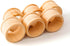 tuuli Kitchen Wooden Napkin Rings, 6-Piece Set for Table Decoration, 1.69 x 1.26 inches