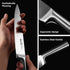 KOFERY 5 Piece Professional Kitchen Knife Set, Ergonomic Handle with High Carbon Stainless Steel Blades, Gift Box