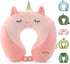 Niuniu Daddy Unicorn Kids Travel Pillows for 3-8 Y/O, Travel Essentials for
