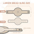 Silicone Bread Sling for Dutch Oven, 2 PCS Non-Stick Reusable Baking Mat with Long Handles for Sourdough Bread