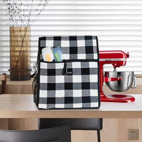 BAGSPRITE Stand Mixer Cover for KitchenAid - Fits 4.5-8 Quart Tilt Head & Bowl Lift Models with Extra Pockets