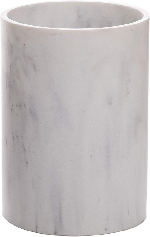 BINO | Matte Marble Kitchen Utensil Holder for Countertop | Utensils Caddy | Cooking Spatula Crock