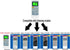 Replacement Remote Control for Sharp Air Conditioner, Model CRMC-A805JBEZ, Works for CV-P09FL, CV-P10MX