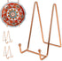 3 Pack 6 Inch Iron Cookbook Stand, Plate Holder Display Stand for Pictures, Photo Frames, Books