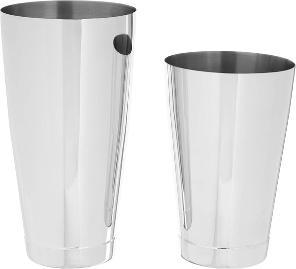 Barfly Shaker Cocktail Tin Set - 18 oz and 28 oz, Stainless Steel